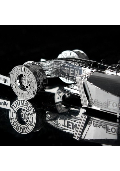 3D Bulmaca Metal Model Kiti F1 Yarış Arabası Voiture Montaj Dıy Lazer Kesim Oyuncak Koleksiyon Önceden Oluşturulmuş Bulmaca Modeller Oyuncak Yetişkinler Için (Yurt Dışından)