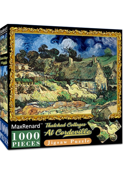Yazlık Tarzı Yetişkinler Için Maxrenard Puzzle Oyunları - Van Gogh ve Mona Lisa Sanatı - Eğlenceli ve Zorlu Oyunlar (Yurt Dışından)