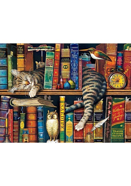 1 Takım Stili 75*50 cm Tembel Kediler Bulmaca Eğitici Oyuncaklar Yetişkinler Çocuklar Için Çıkartmalar ile Yatak Odası Dekorasyonu Jigsaw Puzzle (Yurt Dışından) fırsatları