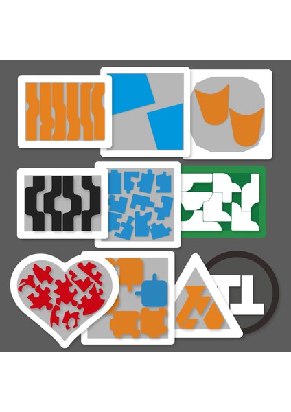 Kumral Tarzı Montessori 3D Bulmaca Oyuncak Zeka Eğitici Oyuncak Süper Zor Seviye 10 Beyin Yakma Akrilik Bulmacalar (Yurt Dışından)