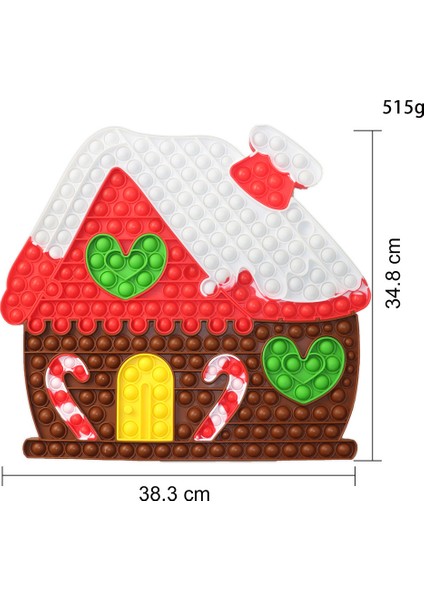 Noel Baba-1 Tarzı Büyük Noel Baba Geyik Ağacı Yapboz Oyun Balon Anti Çocuk Hediye (Yurt Dışından)