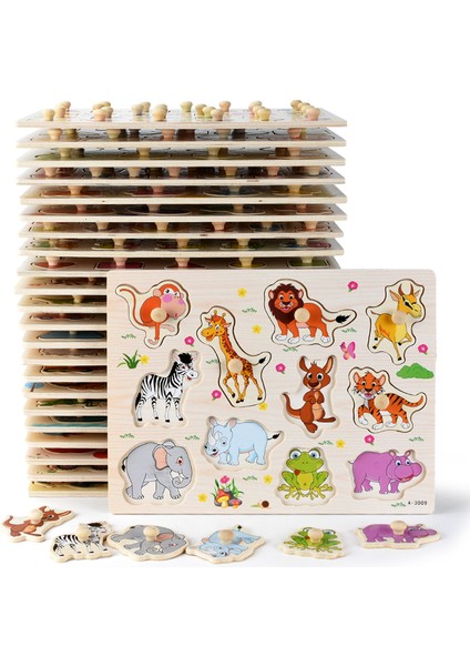 D22 Stili Bebek Ahşap Puzzle Oyuncakları Jigsaw El Tutma Tahtası Seti Çizgi Film Araç Deniz Hayvan Eşleştirme Oyuncak Erken Öğrenme Bulmacaları Çocuklar Için (Yurt Dışından) fiyatları