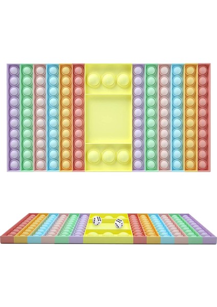 U Tarzı Okul Çantası Için Büyük Boy Popis Fidget Oyuncak Itme Tahtası Kolye Sıcak Yetişkin Oyuncak Aile Masa Oyunları (Yurt Dışından)