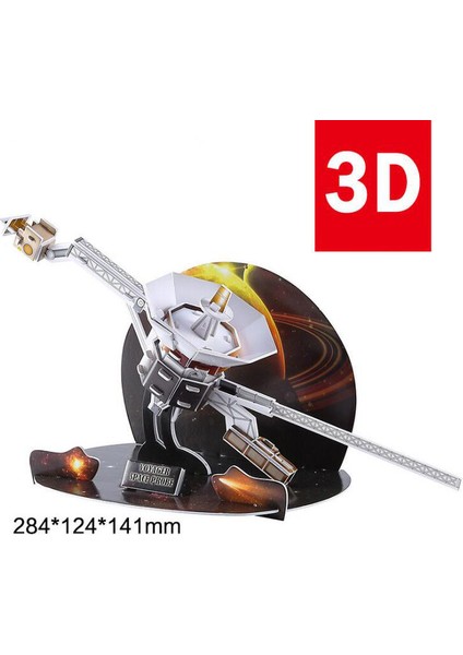 MH004 Voyager Stili 3D Bulmaca Science ve Eğitim Uzay Küresi Güneş Sisteminin Sekiz Gezegeni Çocuklar Için Eğitici Yapılabilir Puzzle Oyuncak Yjn (Yurt Dışından)