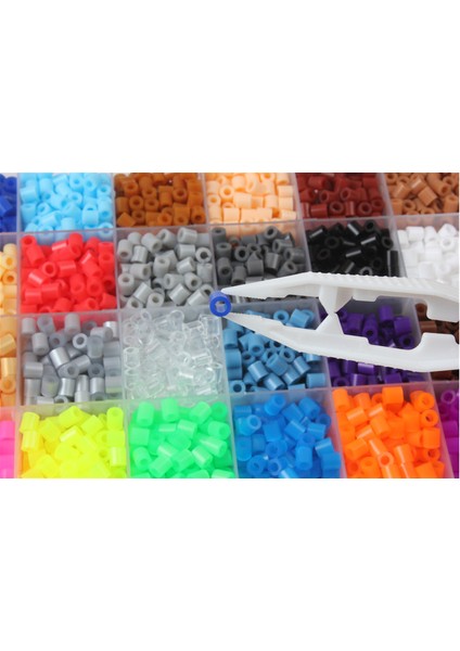 No.33 Tarzı 48 Renkli Perler Boncuk 5mm Hama Boncuk Bulmaca Eğitim Oyuncakları Mozaik Oluşturma Boncuk 3D Bulmaca Çocuklar Için Torba Abalorios (Yurt Dışından)