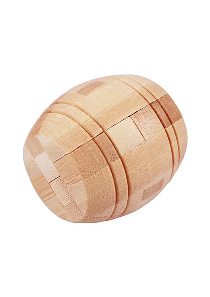 Namlu KILIDI-HH056A Stili Çocuklar Için Bambu Kong Ming Luban Kilidi Yetişkin Oyuncak 3D El Yapımı Matematik Bulmacaları Eğitici Parmak Oyuncak (Yurt Dışından)