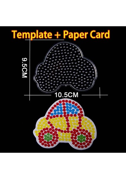 No.6 Tarzı Kızlar Hediye Çocuklar Eğitici Oyuncaklar Dıy Eva Pano Perle Hama 5mm Ütüleme Boncuk Jigsaw Aracı Peg Panolar Bulmaca (Yurt Dışından)