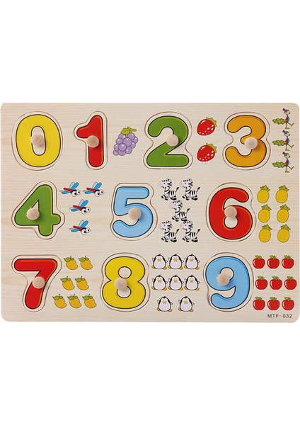 No.9 Tarzı Montessori Ahşap Puzzle El Tutma Tahtaları Oyuncak Tangram Mozaik Eğitici Oyuncaklar Çizgi Film Hayvan Bulmaca 3D Bebek Oyuncakları Oyunları Çocuklar (Yurt Dışından)