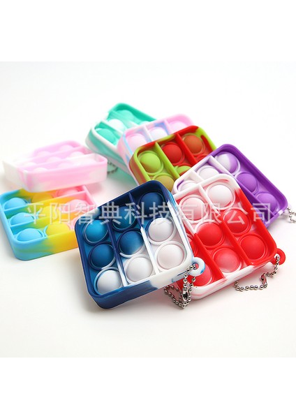 Ln-13 Tarzı Pop It Push Bubble Basit Dimple Anahtarlık Fidget Oyuncaklar Topu Popits Sıkıştırılabilir Anti Hediye Kutusu Poppit - (Yurt Dışından)