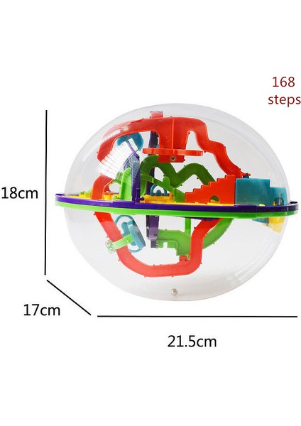 168 Adım Stili 3D Bulmaca Topu Büyülü Zeka Labirent Topu Adımlar Iq Denge Perplexus Manyetik Top Mermer Bulmaca Oyunu Çocuk ve Yetişkin Oyuncakları (Yurt Dışından)