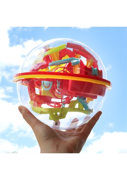 168 Adım Stili 3D Bulmaca Topu Büyülü Zeka Labirent Topu Adımlar Iq Denge Perplexus Manyetik Top Mermer Bulmaca Oyunu Çocuk ve Yetişkin Oyuncakları (Yurt Dışından)