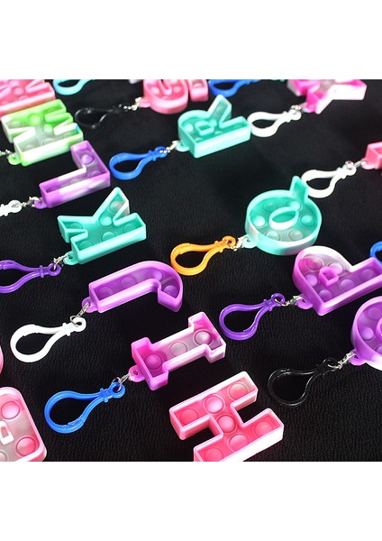 No.43 Tarzı Pop It Fidget Oyuncakları 26 Harfli Çocuk Bulmaca Anti Itme Kabarcıklar Fidget Hands Oyuncak Yetişkin Anti Sıkma Oyuncaklar Çocuklar Için (Yurt Dışından)