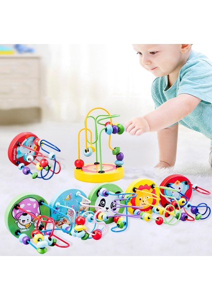 Fil LABIRENTI210 Stili Montessori Kreş Ahşap Bebek Oyuncak Bulmaca Labirent Boncuk Piyano Saat Erken Eğitici Oyuncaklar Çocuklar Için Yapı Taşı Oyuncak (Yurt Dışından)