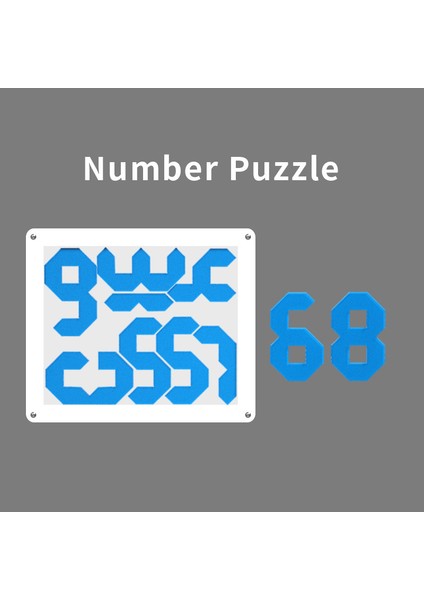 Deve Tarzı Montessori 3D Bulmaca Oyuncak Zeka Eğitici Oyuncak Süper Zor Seviye 10 Beyin Yakma Akrilik Bulmacalar (Yurt Dışından)