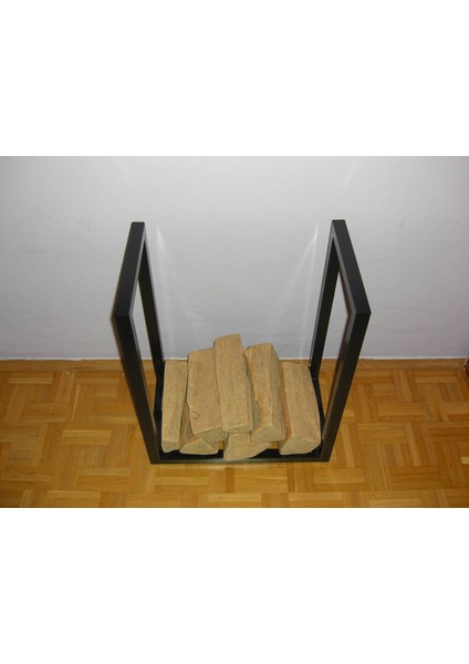 Odun Istifleme Rafı Soba Yanı 1 Adet Siyah Renk indirimleri