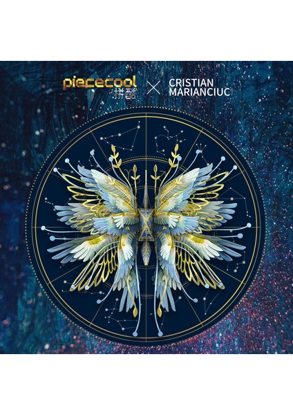 E Stili Mmz Model Piececool 3D Metal Puzzle Model Aquarıus Feach Blossm Crane Dıy Jigsaw Oyuncak Doğum Günü Hediyesi - Yetişkinler ve Çocuklar Için (Yurt Dışından)