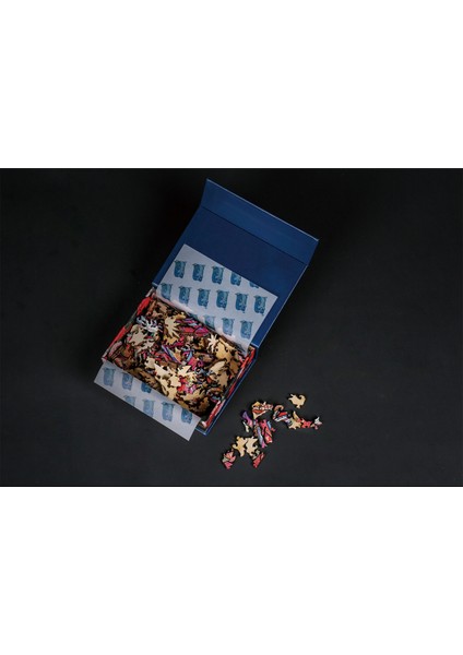 Charm Fox-M Stili Yeni 3D Ahşap Bulmaca Gizemli Hayvan Bulmacaları Butik Hediye Kutusu Ambalaj Hediye Yetişkin Çocuklar Için Şahane Montessori Oyuncak Hediyesi (Yurt Dışından) indirimleri
