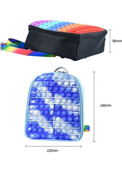 No.5 Tarzı Antistreldren Sırt Çantası Çocuklar Sıkma Oyuncaklar Depolama Çantası Çocuk Yumuşak Sıkıştırılabilir Basın Balonu Basit Dimple (Yurt Dışından) indirimleri