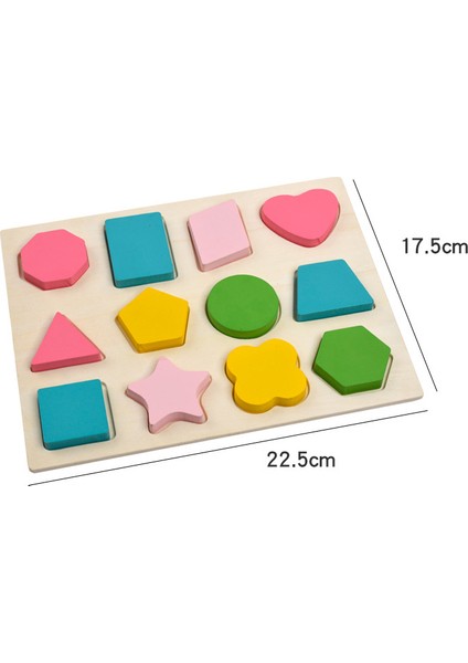 Şekil Stili Renkli Alfabe Sayı 3D Bulmaca Çocuklar Montessori Erken Eğitici Oyuncak Eşleştirme Harf Oyunu (Yurt Dışından)