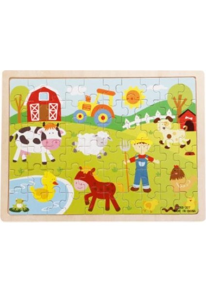 No.4 Tarzı Ece Çocuk Öğrenme Ahşap Oyuncaklar Çizgi Film Çiftlik Hayvanları Puzzle Bebek Eğitici Oyuncak Çocuklar Için Ahşap Bulmaca (Yurt Dışından)
