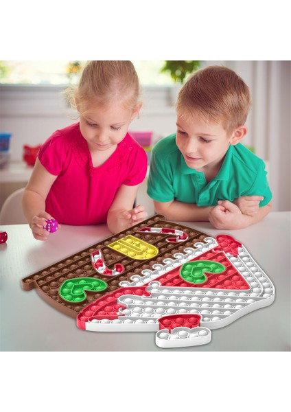 Noel Baba-3 Tarzı Büyük Noel Baba Geyik Ağacı Yapboz Oyun Balon Anti Çocuk Hediye (Yurt Dışından)