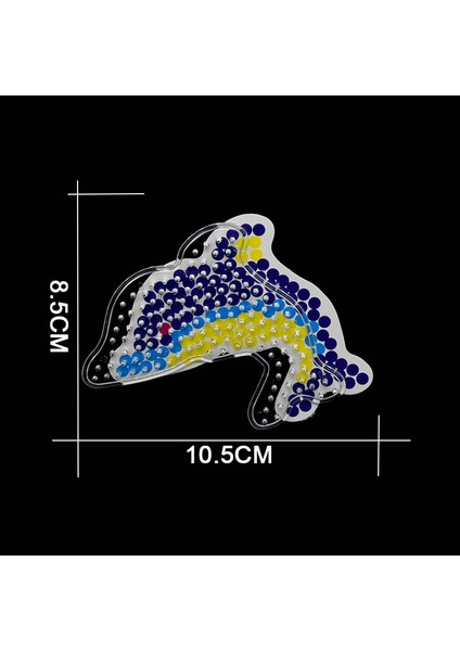 Gök Mavisi Tarzı 5mm Hama Boncuklar Için Puzzle Tahtaları Desen Şablonları ve Ütüleme Kağıdı Beyaz Plastik Cımbız 3D Oyuncak Çocuklar Için (Yurt Dışından)