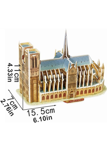 Sydney Opera House Style Mini Sihirli Dünya Mimari Eyfel Kulesi Özgürlük Heykeli Kart Kağıdı 3D Puzzle Model Oyuncaklar Çocuklar Için Eğitici (Yurt Dışından)