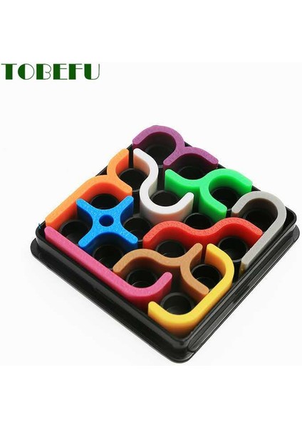Sarı Stil Yaratıcı 3D Zeka Bulmaca Deli Eğri Sudoku Bulmaca Oyunları Geometrik Çizgi Matris Bulmaca Oyuncakları Çocuklar Öğrenme Oyuncak Hediye (Yurt Dışından)