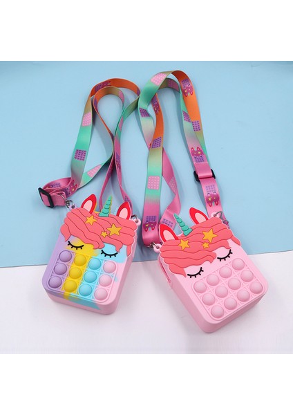 4 (No Omuz Askısı) Stili Yeni Cüzdan Pop It Parmak Oyuncağı Popit Kawaii Sıkıştırılabilir Basit Dimple Topu Figet Anti Seti De Fidget Squish Popi (Yurt Dışından)