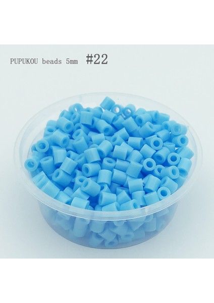 No.12 Tarzı 5mm Perler Kutu Paketleme Hama Boncuk Diy Oyuncak Çeşitli 48 Çeşit Renk Gıda Sınıfı Pupukou Eriyen Boncuklar Çocuklar Eğitimi Pupukou (Yurt Dışından)