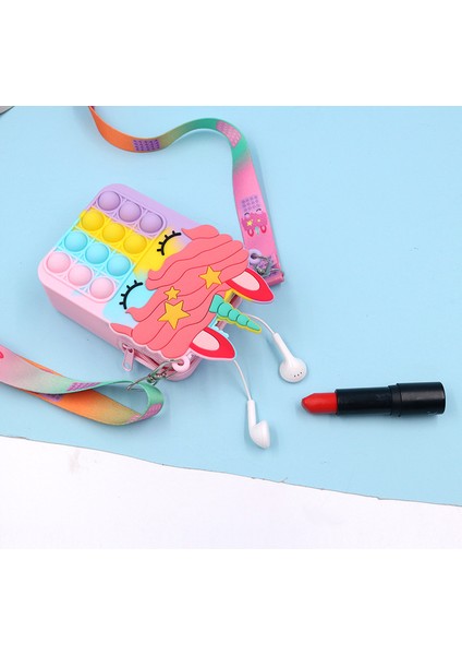 4 (No Omuz Askısı) Stili Yeni Cüzdan Pop It Parmak Oyuncağı Popit Kawaii Sıkıştırılabilir Basit Dimple Topu Figet Anti Seti De Fidget Squish Popi (Yurt Dışından)