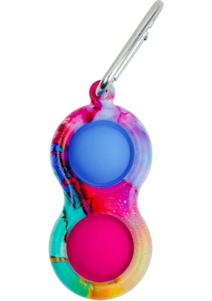 F-1pc Stili Mini Anahtarlık Balon Duyusal Masaüstü Bulmaca Oyunu Topu Fidget K Eşlik Etmek (Yurt Dışından)