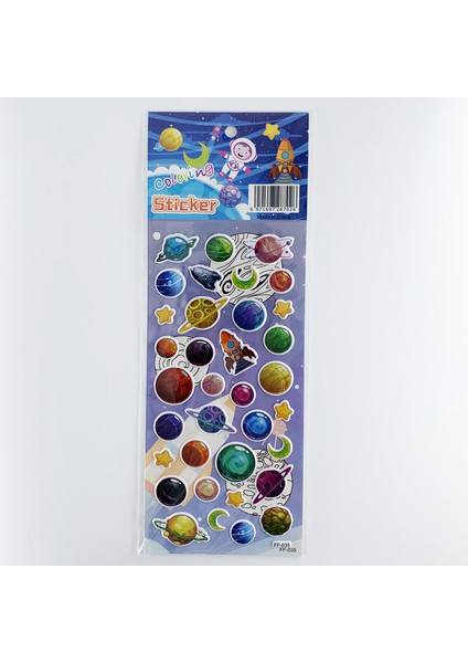 Sayılar ve Harfler Stili Çocuklar Için 3D Uzay Gezegen Desenli Kabarcık Köpük Etiket Seti - Hediye Için Kendin Yap Süsleme Sticker (Yurt Dışından) indirimleri