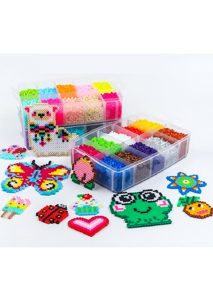 33-3200 Adet Tarzı 5mm Hama Boncuk Renkleri Çocuklar Eğitim Kendin Yap Oyuncaklar 100% Garantili Yeni Perler Boncuklar (Yurt Dışından)