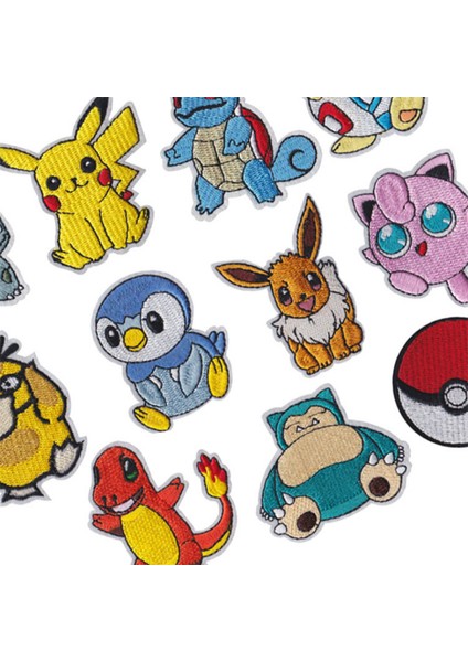 Pkq-16 Tarzı Pokemon Kumaş Yama Pikachu Kıyafet Etiketleri Dikiş Nakış Yamalar Aplike Ütü Giysileri Çizgi Film Kendin Yap Giyim Dekorasyon (Yurt Dışından) modelleri