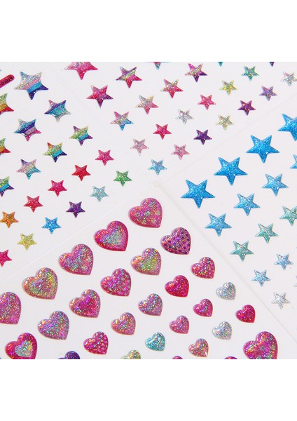 4 Adet Yıldız Stili Parlak Sihirli Kristal Aşk Yıldız Sticker 3D Parıldayan Taş Üç Boyutlu Sticker Telefon Defter Günlük Dıy Hediye Dekorasyon Kız Için (Yurt Dışından) fırsatları