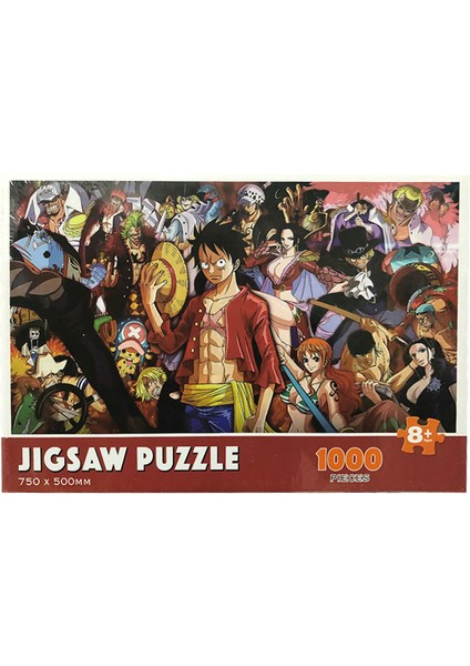 Totoro Stili Yetişkinler Için Anime Totoro ve One Piece Luffy Serisi Çocuklar Için Eğitici Puzzle Oyuncağı Hediye (Yurt Dışından)