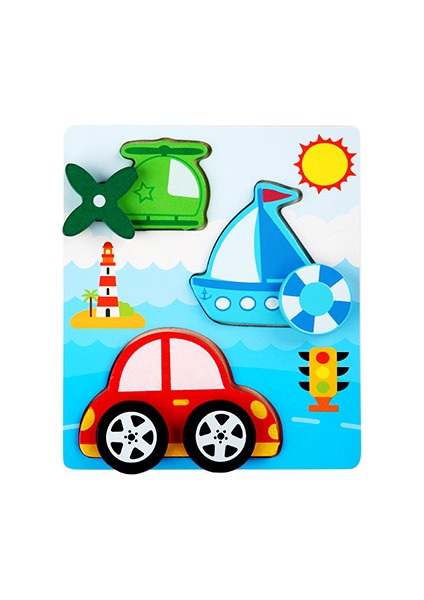 HH169 Stili Çocuklar Için 3 Boyutlu Montessori Ahşap Puzzle Eğitici Oyuncaklar Bebek Oyunu Jigsaw Bulmacalar Bebekler Için Eğitici Oyuncaklar (Yurt Dışından)