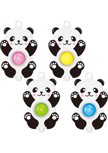 1 Rastgele Kardan Adam Stili Sevimli Panda Basit Pıtırcık Sıkma Yumuşak Top Oyuncak Anahtarlık Çocuk Hediye (Yurt Dışından) modelleri