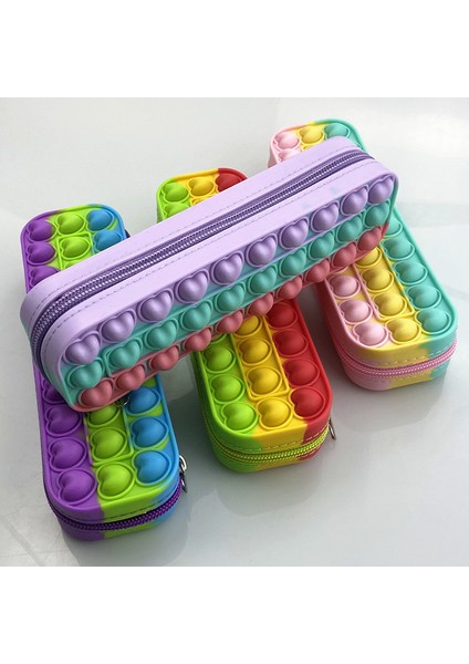 No.5 Tarzı Pop It Fidget Oyuncakları Yeni Kalem Kutusu Dokunma Kabarcık Çocuklar Sıkma Oyuncağı Anti Yumuşak Sıkıştırılabilir Çocuk Oyuncakları Hediyeler Ppoper (Yurt Dışından) modelleri