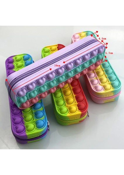 No.5 Tarzı Pop It Fidget Oyuncakları Yeni Kalem Kutusu Dokunma Kabarcık Çocuklar Sıkma Oyuncağı Anti Yumuşak Sıkıştırılabilir Çocuk Oyuncakları Hediyeler Ppoper (Yurt Dışından) fırsatları