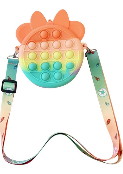 Fıdget Oyuncakları Çanta Stili Dev Boy Fidget Oyuncak Balon Patlatma Omuz Çantası Popit Cüzdan Basit Dimmer Topu Çocuklar Için Duyusal Oyuncak Popete (Yurt Dışından)