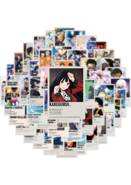 50 Adet B ve C Tarzı Pcs Karışık Japon Anime Etiketleri Poster Haiykuu Avcı × Avcı Şeytan Katili Telefon Dizüstü Bilgisayar Etiketleri Kaykay Bavul Çocuk Oyuncak (Yurt Dışından)