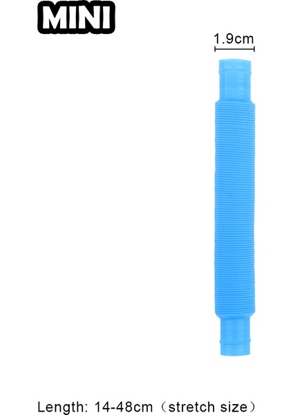 Mavi Bir Stil Mini Fidget Pop Tüpü Sıkma Oyuncakları Oyuncak Anti Plastik Körüğü Komik Duyusal Oyuncaklar Çocuklar Yetişkinler Için (Yurt Dışından) fiyatları