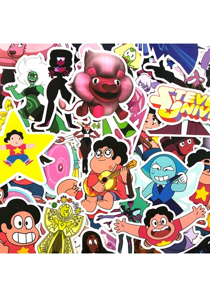 50 Adet Tarzı Steven Universe Komik Sticker Çıkartması Çizgi Film Stickerları Araba Laptop Bisiklet Motosiklet Defter Su Geçirmez Stickerlar (Yurt Dışından) fırsatları
