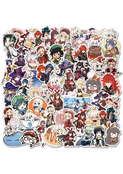 Oyun B 10 Adet Tarzı Laptop Çocuklar Diy Oyuncak Seyahat Telefon Için Sticker Anime Çıkartmalar Seti- Türkçe (Yurt Dışından)