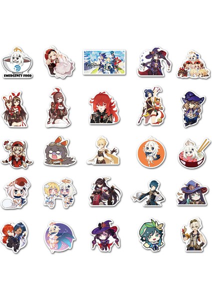 Oyun B 10 Adet Tarzı Laptop Çocuklar Diy Oyuncak Seyahat Telefon Için Sticker Anime Çıkartmalar Seti- Türkçe (Yurt Dışından)
