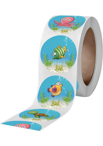 1 Rulo B Stili Hayvanat Bahçesi Hayvanları Dizüstü Sticker Ödül Motivasyon Öğretmen Çıkartmaları Deniz Hayatı Çıkartması Oyuncaklar Çocuklar Için Araba Kitap Üzerinde (Yurt Dışından)