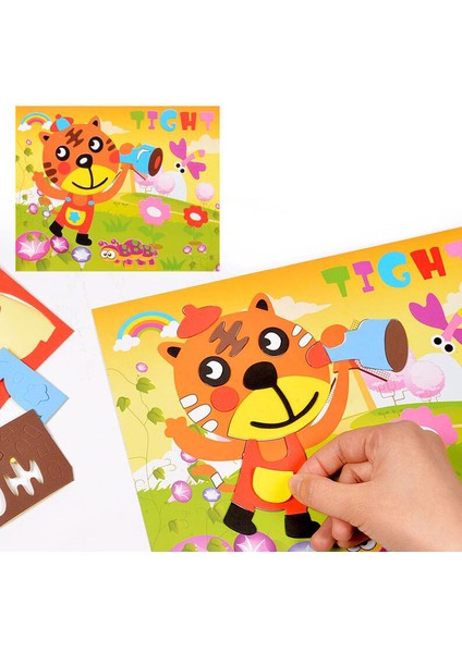 Rastgele Stil Çocuklar Için Çoklu Desenler Stilleri Oyuncaklar Hediye Gyh - Çocuklar Için Dıy Karikatür Hayvan Bulmaca 3D Eva Köpük Sticker (Yurt Dışından) fırsatları