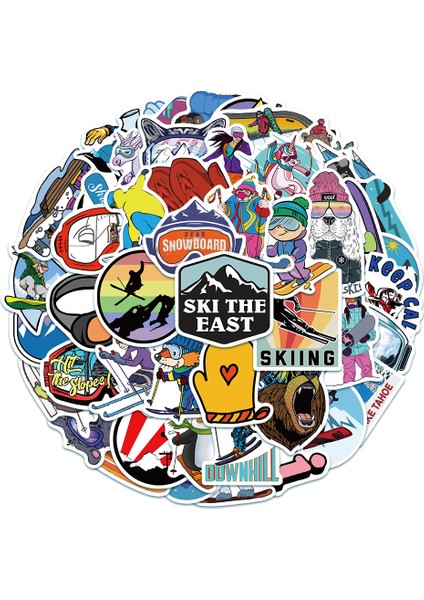 10 Adet Tarzı Pcs Açık Hava Kayak Spor Grafiti Sticker Kask Laptop Gitar Kaykay Bisiklet Pvc Çıkartma (Yurt Dışından) fiyatları